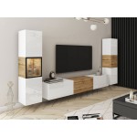 Σύνθεση σαλονιού Berlin III-Λευκό - Φυσικό