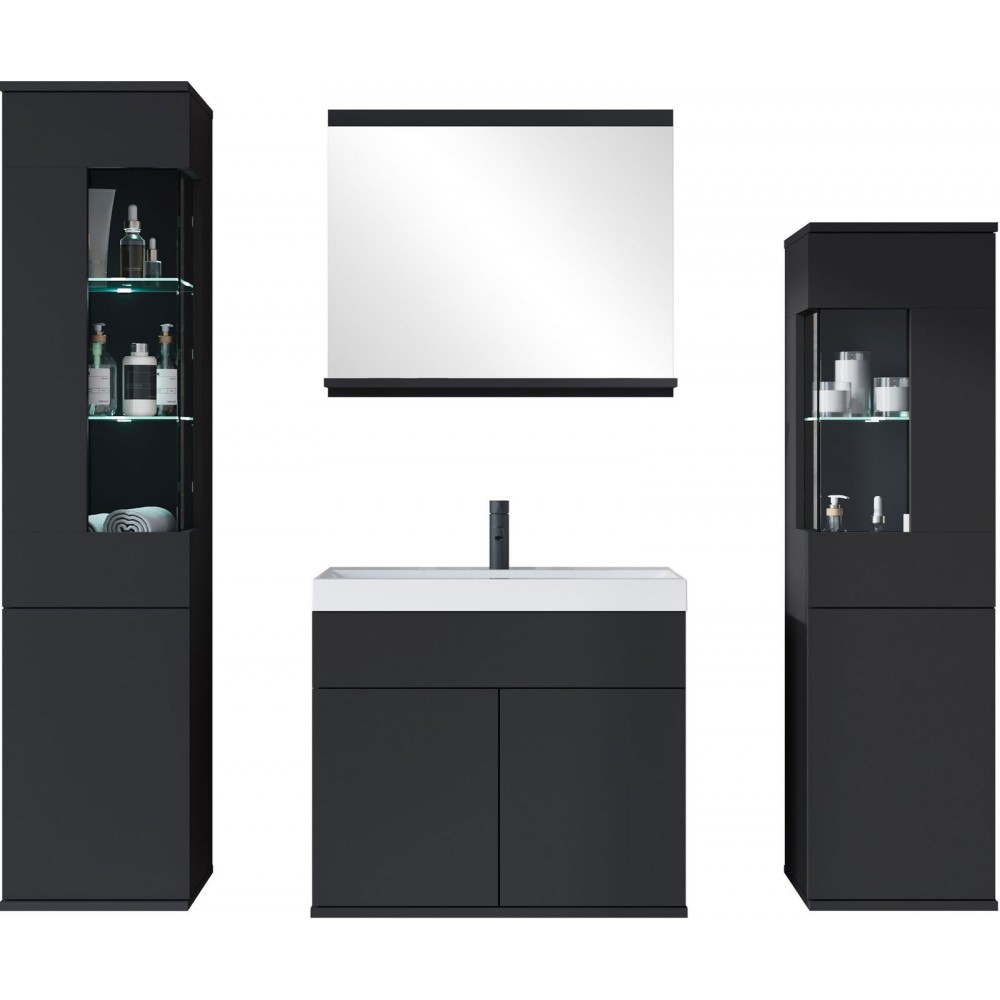 Σετ μπάνιου Nairobi-Μαύρο