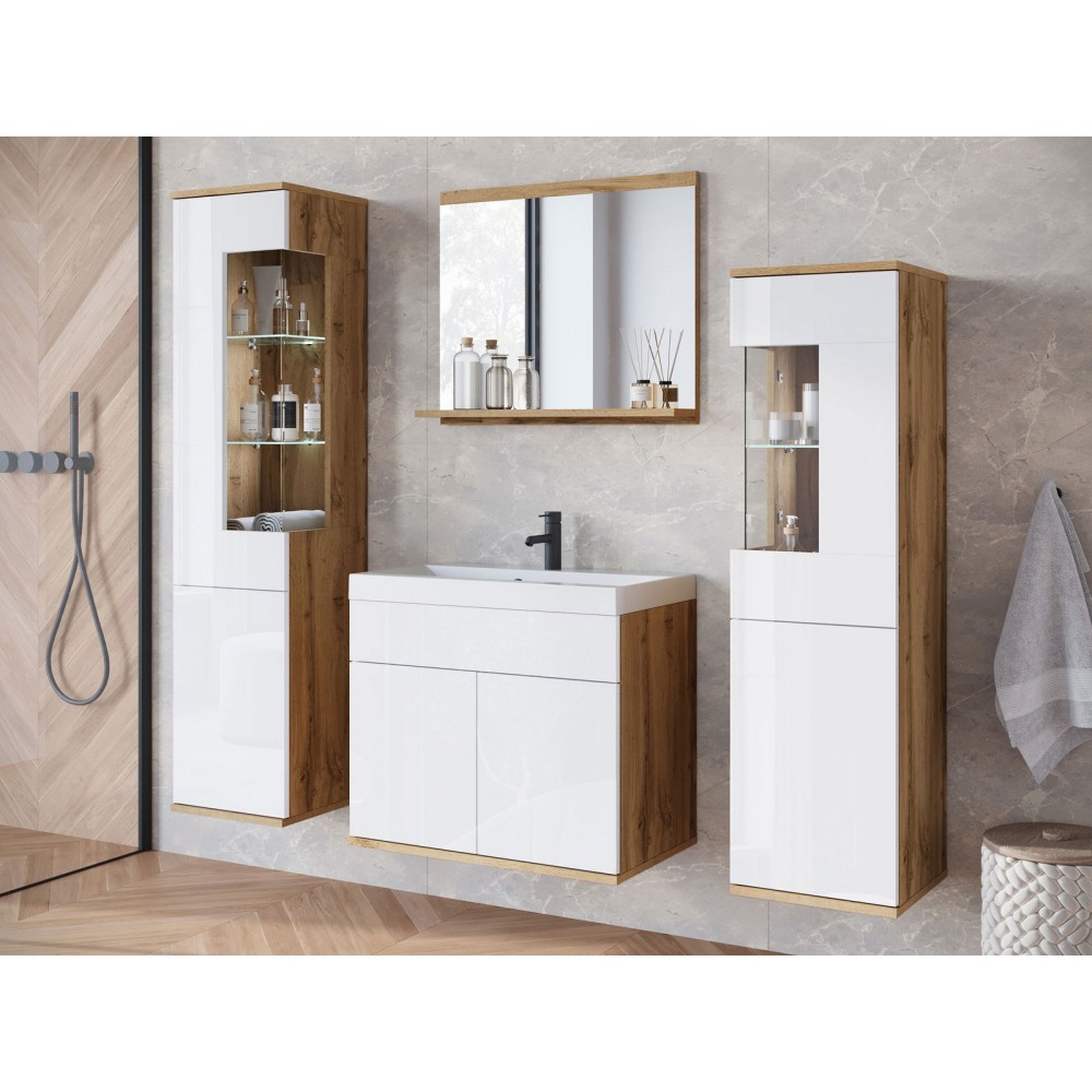 Σετ μπάνιου Nairobi-Λευκό - Φυσικό