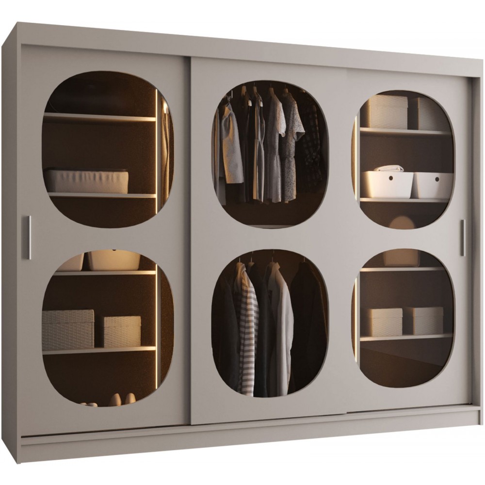 Ντουλάπα Bahrajn II 250 συρόμενη-Cashmere