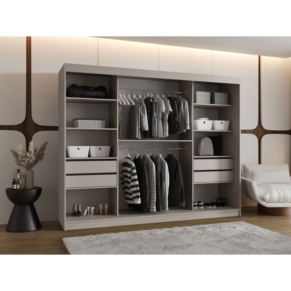 Ντουλάπα Bahrajn II 250 συρόμενη-Cashmere