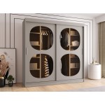 Ντουλάπα Bahrajn II 200 συρόμενη-Cashmere