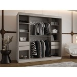 Ντουλάπα Bahrajn II 200 συρόμενη-Cashmere