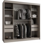 Ντουλάπα Bahrajn II 200 συρόμενη-Cashmere