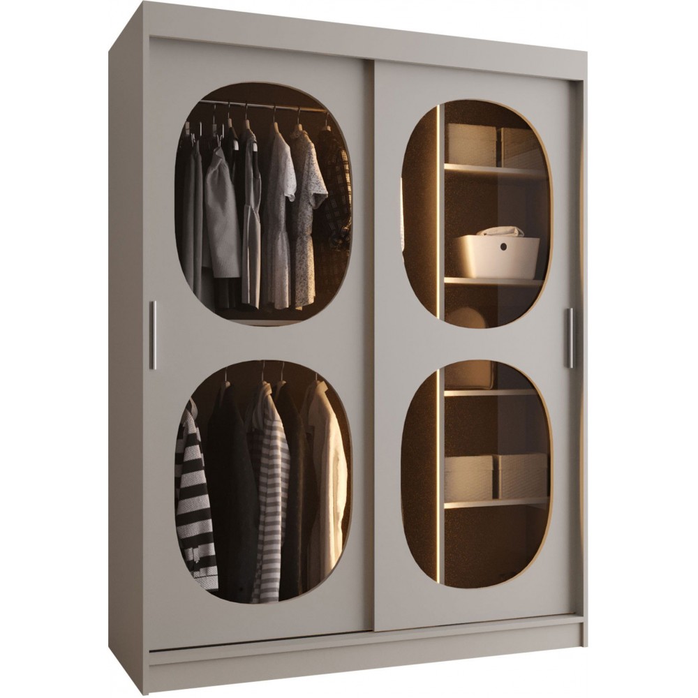 Ντουλάπα Bahrajn II 150 συρόμενη-Cashmere