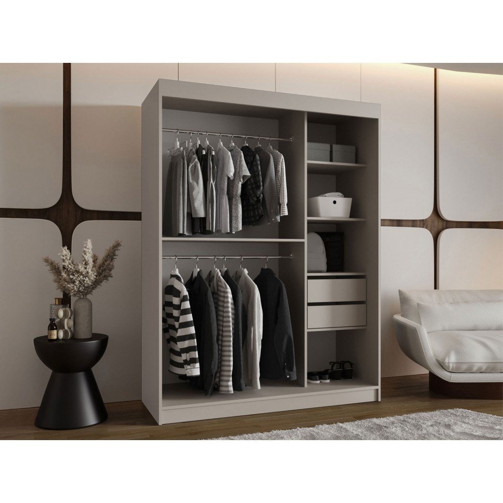 Ντουλάπα Bahrajn III 150 συρόμενη-Cashmere