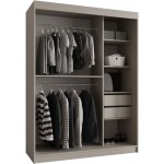 Ντουλάπα Bahrajn III 150 συρόμενη-Cashmere