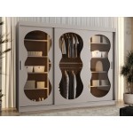 Ντουλάπα Bahrajn III 250 συρόμενη-Cashmere