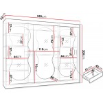 Ντουλάπα Bahrajn III 250 συρόμενη-Cashmere