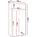 Ντουλάπα Alicante-Φυσικό - Cashmere-Μήκος: 100εκ