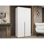 Ντουλάπα Alicante-Λευκό - Μαύρο-Μήκος: 100εκ