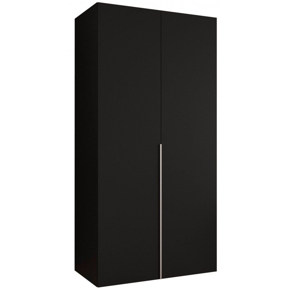 Ντουλάπα Alicante-Μαύρο - Cashmere-Μήκος: 100εκ