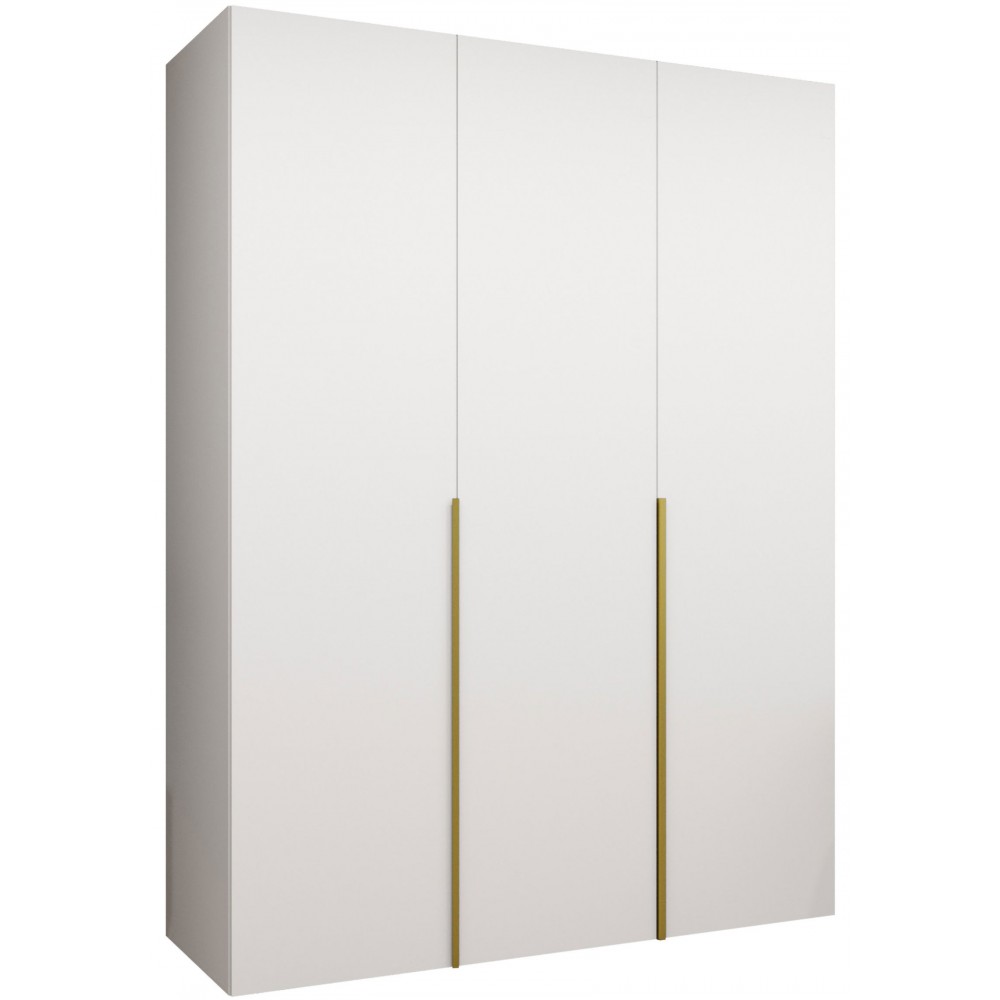 Ντουλάπα Alicante-Λευκό - Χρυσό-Μήκος: 150εκ