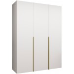 Ντουλάπα Alicante-Λευκό - Χρυσό-Μήκος: 150εκ