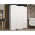 Ντουλάπα Alicante-Λευκό - Μαύρο-Μήκος: 150εκ