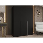 Ντουλάπα Alicante-Μαύρο - Cashmere-Μήκος: 150εκ