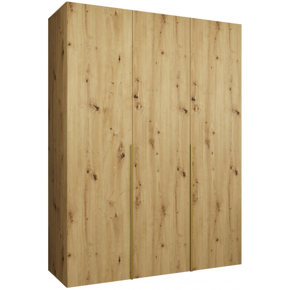 Ντουλάπα Alicante-Φυσικό - Χρυσό-Μήκος: 150εκ