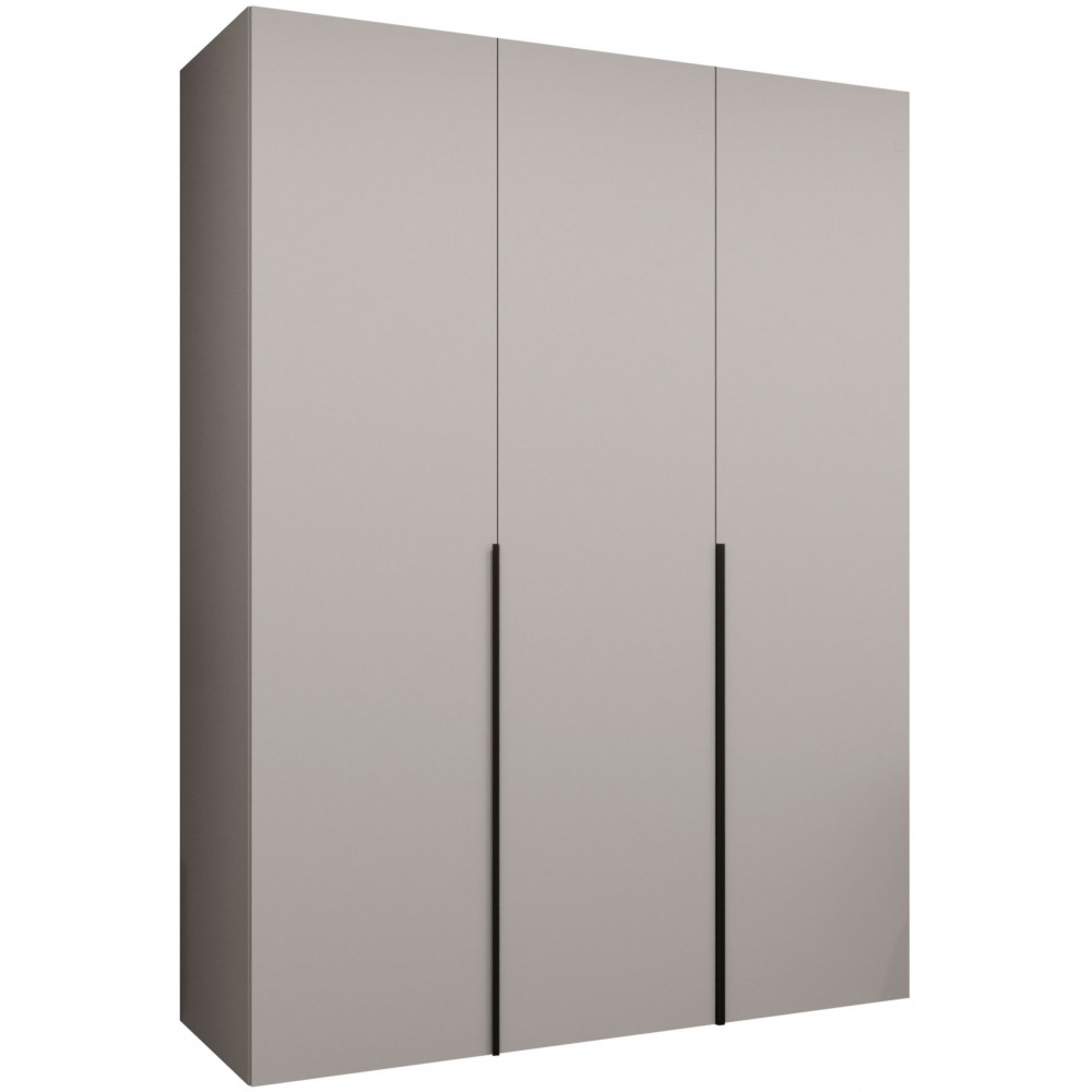 Ντουλάπα Alicante-Cashmere - Μαύρο-Μήκος: 150εκ