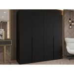Ντουλάπα Alicante-Μαύρο-Μήκος: 200εκ