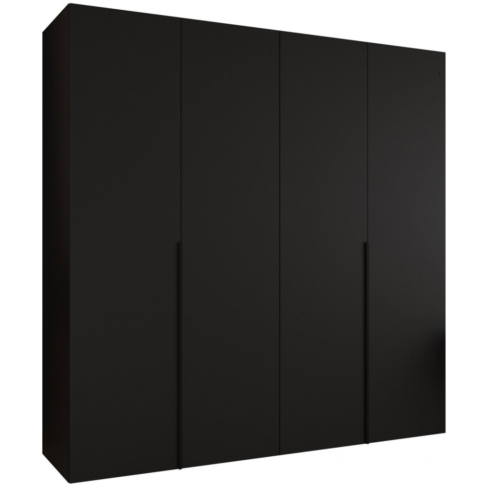 Ντουλάπα Alicante-Μαύρο-Μήκος: 200εκ