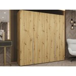 Ντουλάπα Alicante-Φυσικό - Cashmere-Μήκος: 200εκ