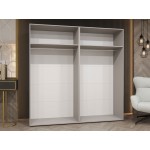 Ντουλάπα Alicante-Λευκό - Cashmere-Μήκος: 200εκ