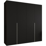 Ντουλάπα Alicante-Μαύρο - Cashmere-Μήκος: 200εκ