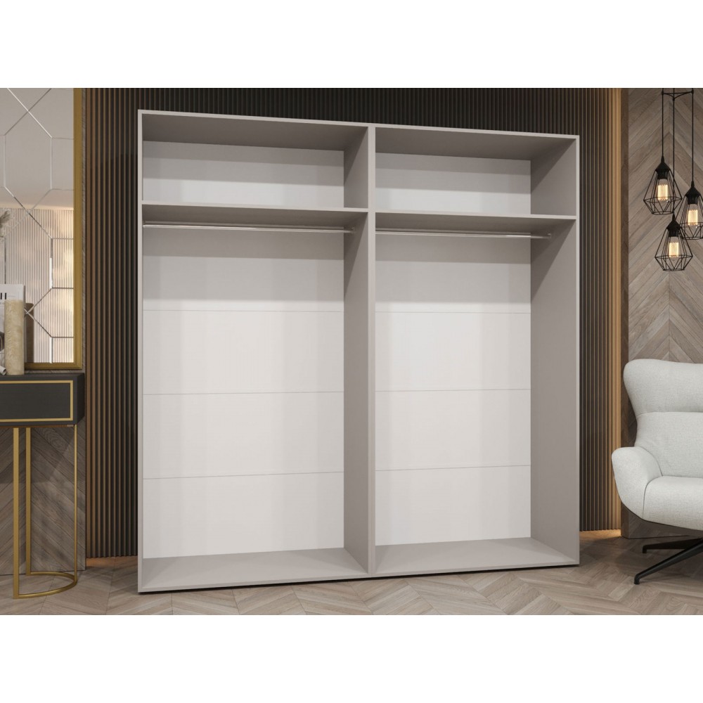 Ντουλάπα Alicante-Cashmere - Χρυσό-Μήκος: 200εκ