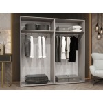 Ντουλάπα Alicante-Cashmere - Χρυσό-Μήκος: 200εκ