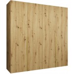 Ντουλάπα Alicante-Φυσικό - Χρυσό-Μήκος: 200εκ