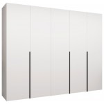 Ντουλάπα Alicante-Λευκό - Μαύρο-Μήκος: 250εκ