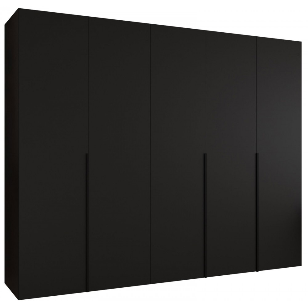 Ντουλάπα Alicante-Μαύρο-Μήκος: 250εκ