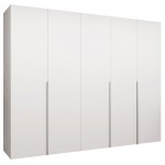 Ντουλάπα Alicante-Λευκό - Cashmere-Μήκος: 250εκ