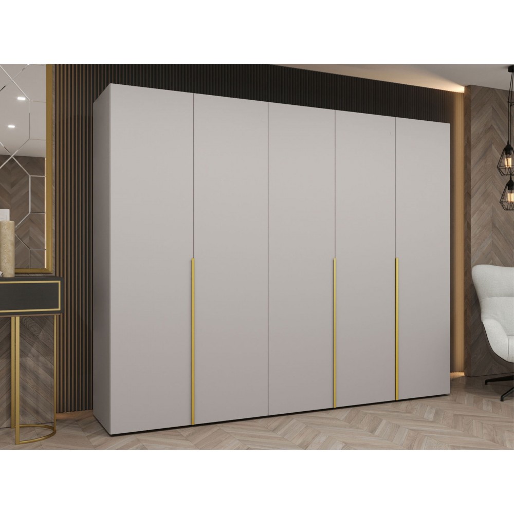 Ντουλάπα Alicante-Cashmere - Χρυσό-Μήκος: 250εκ