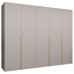 Ντουλάπα Alicante-Cashmere - Χρυσό-Μήκος: 250εκ