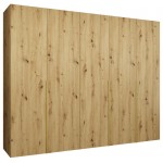 Ντουλάπα Alicante-Φυσικό - Χρυσό-Μήκος: 250εκ