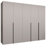 Ντουλάπα Alicante-Cashmere - Μαύρο-Μήκος: 250εκ