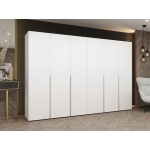 Ντουλάπα Alicante Εξάφυλλη-Λευκό - Cashmere