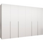 Ντουλάπα Alicante Εξάφυλλη-Λευκό - Cashmere