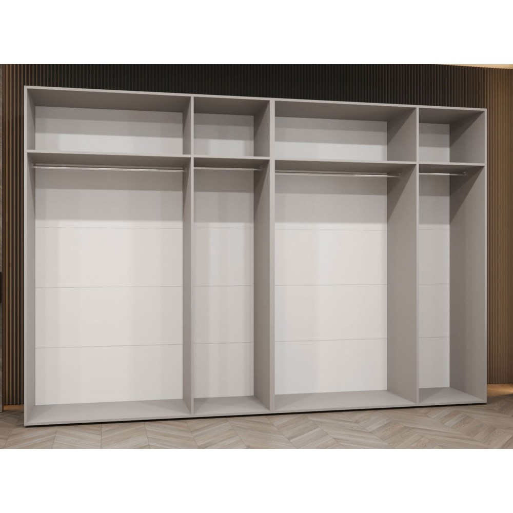 Ντουλάπα Alicante Εξάφυλλη-Λευκό - Cashmere