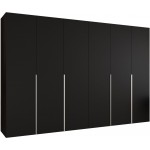 Ντουλάπα Alicante Εξάφυλλη-Μαύρο - Cashmere
