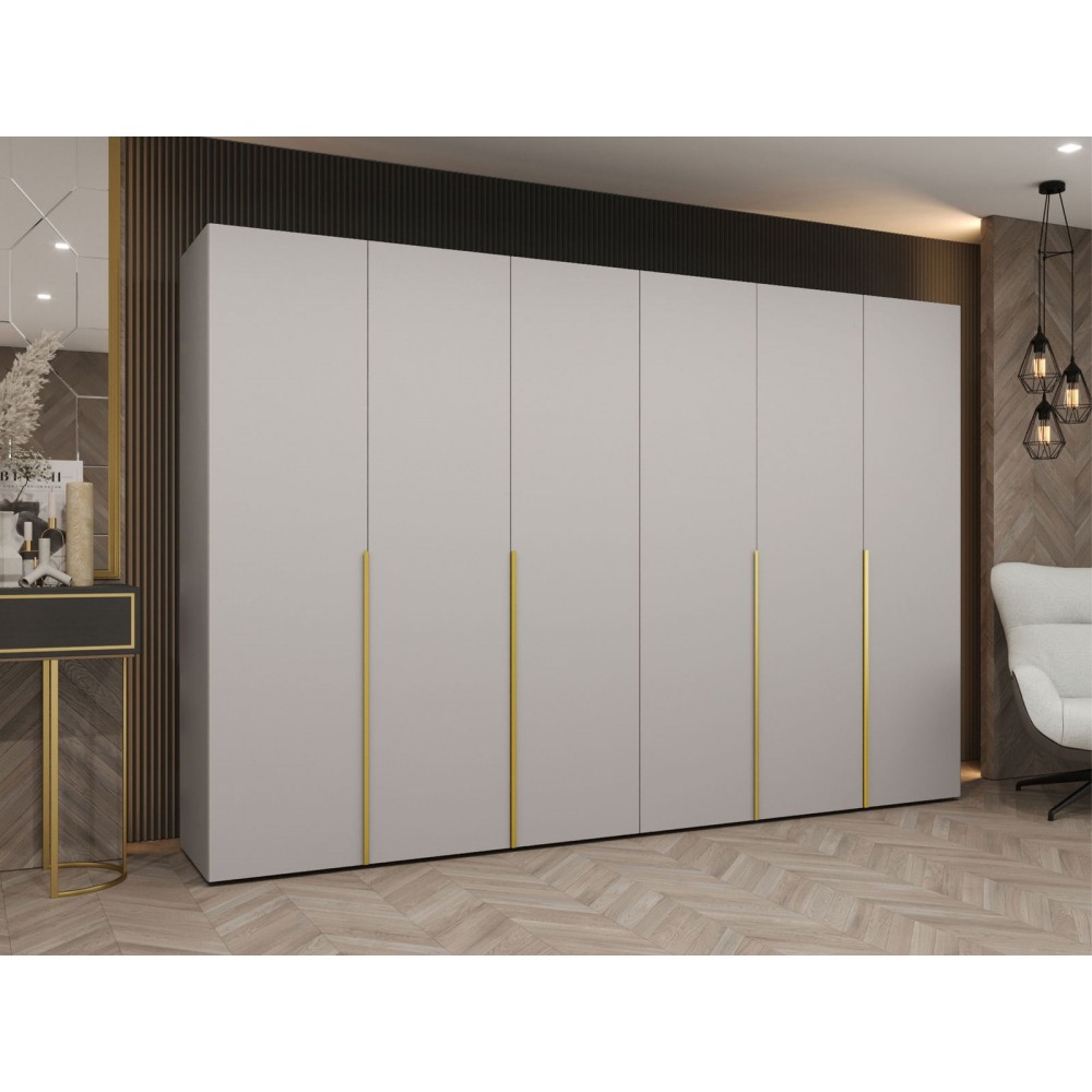 Ντουλάπα Alicante Εξάφυλλη-Cashmere - Χρυσό
