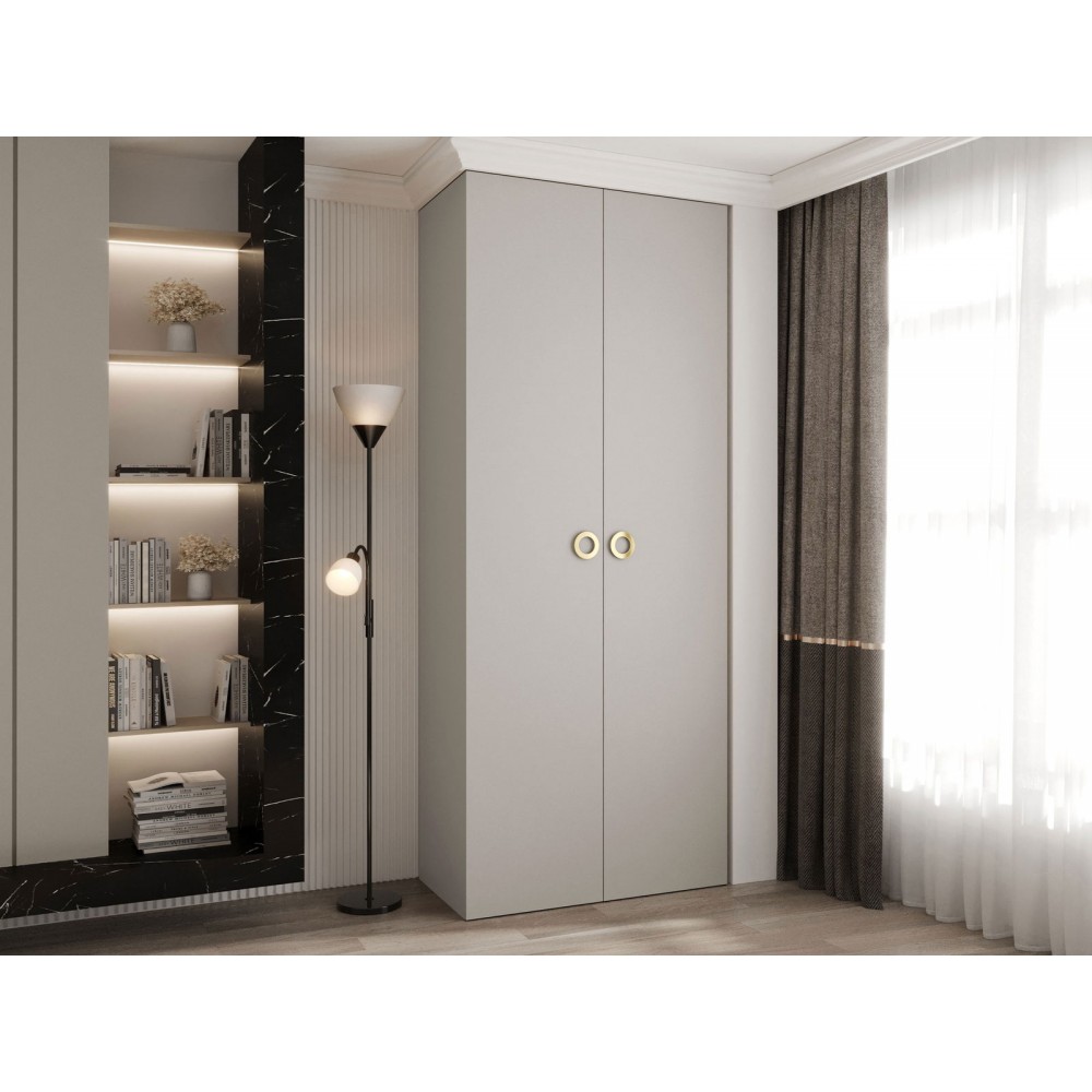 Ντουλάπα Como I-Cashmere - Χρυσό-Μήκος: 100εκ