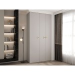 Ντουλάπα Como I-Cashmere - Χρυσό-Μήκος: 120εκ