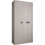 Ντουλάπα Como I-Cashmere - Μαύρο-Μήκος: 120εκ