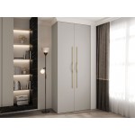 Ντουλάπα Como II-Cashmere - Χρυσό-Μήκος: 100εκ