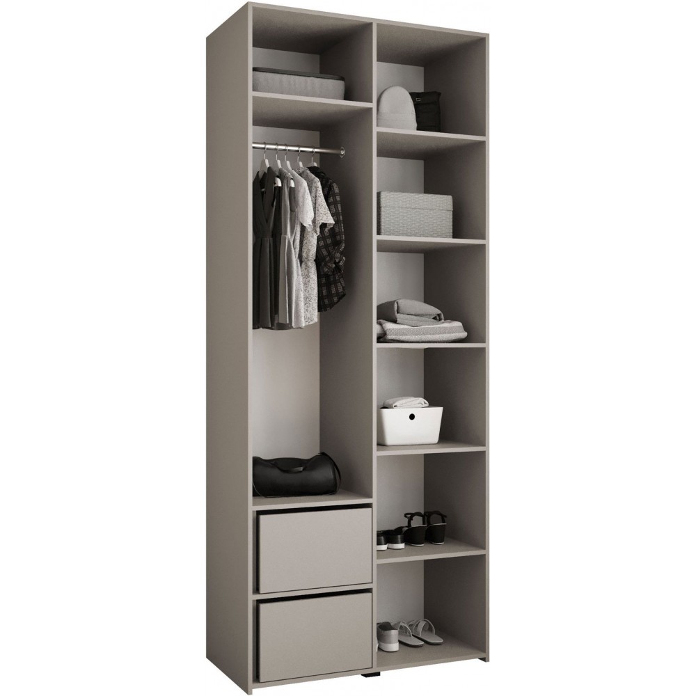 Ντουλάπα Como II-Cashmere - Χρυσό-Μήκος: 100εκ