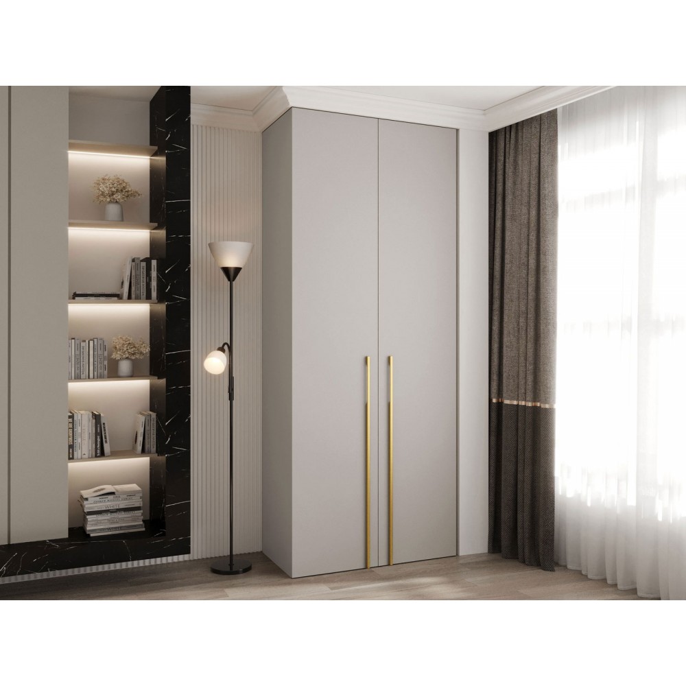 Ντουλάπα Como III-Cashmere - Χρυσό-Μήκος: 100εκ