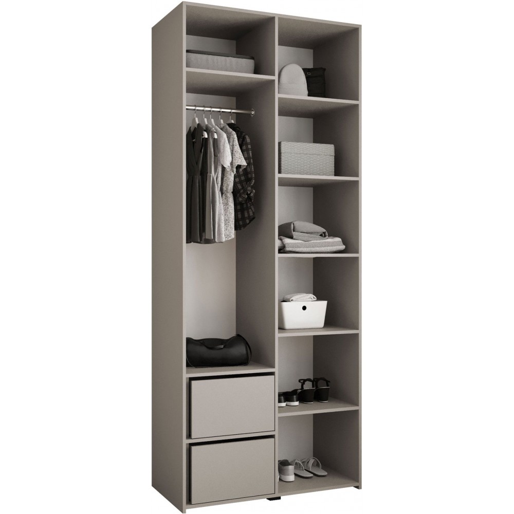 Ντουλάπα Como III-Cashmere - Χρυσό-Μήκος: 100εκ