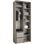 Ντουλάπα Como III-Cashmere - Χρυσό-Μήκος: 100εκ